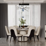 Load image into Gallery viewer, Samantha Dining Table<br>MZ-A7050a-1<br>MZ-A7050a-2<br>MZ-A7050a-3<br>MZ-A7050a-5<br><br>Samantha Tabletop<br>MZ-A7050a-8<br>MZ-A7050a-9<br>MZ-A7050a-10<br>MZ-A7050a-11