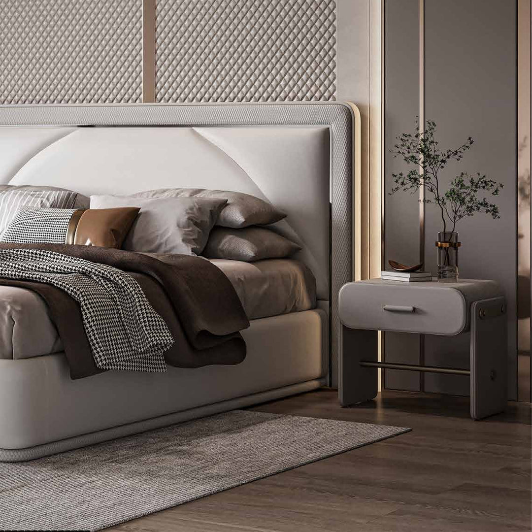 Cream Mousse Nightstand<br>MZ-A8002e