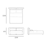 Load image into Gallery viewer, Anselm Bed<br>XD-A1001d-2