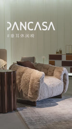 Load and play video in Gallery viewer, Lop Eared Lounge Chair<br>PAN-A1025c