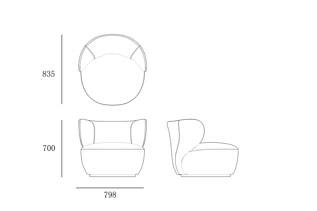 BD-A1025d Lounge Chair