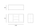 Load image into Gallery viewer, BD-A1037c TV Cabinet
