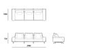 Load image into Gallery viewer, Aero Sofa&lt;br&gt;HG-A6033k-4&lt;br&gt;HG-A6033k-5&lt;br&gt;HG-A6033k-6&lt;br&gt;HG-A6033k-7&lt;br&gt;HG-A6033k-8
