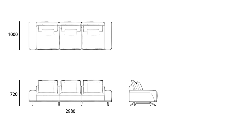 Aero Sofa<br>HG-A6033k-4<br>HG-A6033k-5<br>HG-A6033k-6<br>HG-A6033k-7<br>HG-A6033k-8