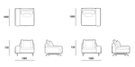 Load image into Gallery viewer, Aero Sofa&lt;br&gt;HG-A6033k-4&lt;br&gt;HG-A6033k-5&lt;br&gt;HG-A6033k-6&lt;br&gt;HG-A6033k-7&lt;br&gt;HG-A6033k-8
