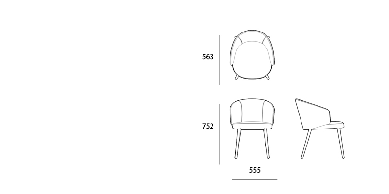 HG-A6051c Dining Chair