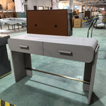 Load image into Gallery viewer, Cream Mousse Vanity Table&lt;br&gt;MZ-A7005r
