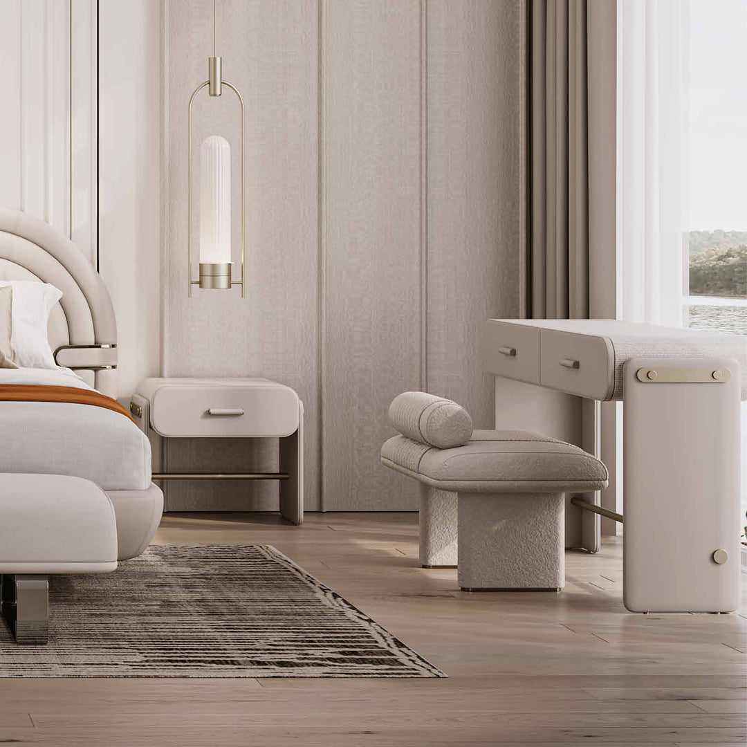 Cream Mousse Vanity Table<br>MZ-A7005r