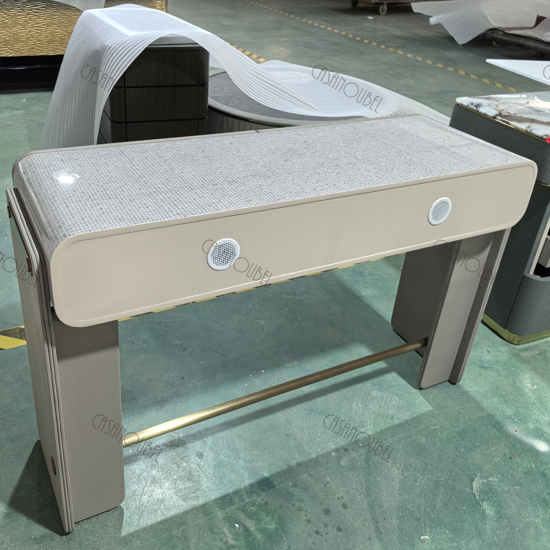 Cream Mousse Vanity Table<br>MZ-A7005r