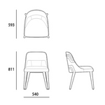 Load image into Gallery viewer, Madison Dining Chair&lt;br&gt;MZ-A7051t-1
