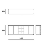 Load image into Gallery viewer, Hannah Side Cabinet&lt;br&gt;MZ-A7052m&lt;br&gt;MZ-A7052m-2
