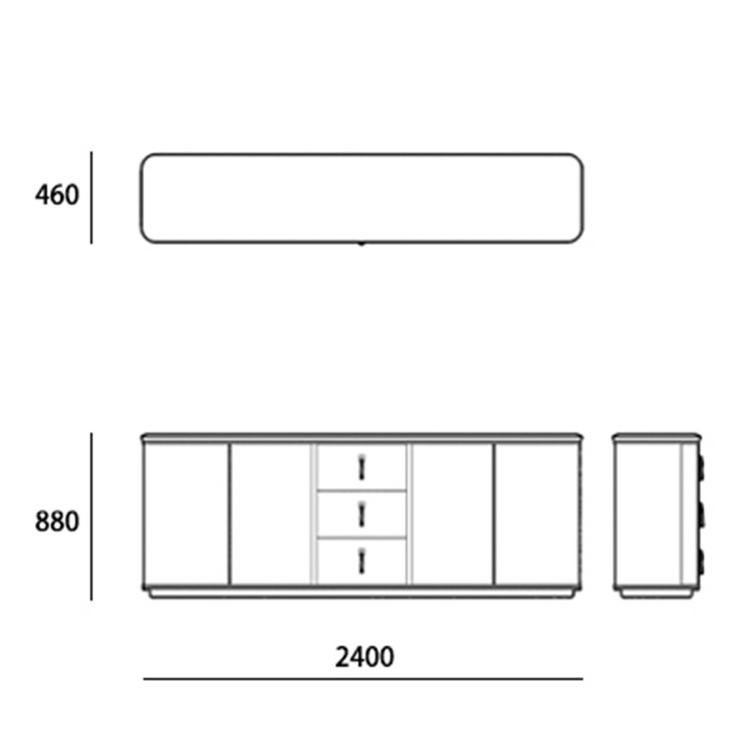 Hannah Side Cabinet<br>MZ-A7052m<br>MZ-A7052m-2