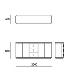 Load image into Gallery viewer, Hannah Side Cabinet&lt;br&gt;MZ-A7052m&lt;br&gt;MZ-A7052m-2
