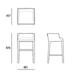 Load image into Gallery viewer, Carol Bar Chair&lt;br&gt;MZ-A7071c
