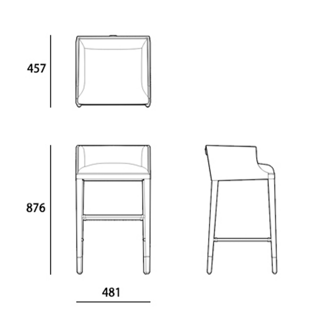Carol Bar Chair<br>MZ-A7071c