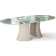 Elegant Jade Dining Table<br>MZ-A8050b-1<br>MZ-A8050b-2