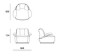 Load image into Gallery viewer, Knox Lounge Chair&lt;br&gt;MZ-B8025f
