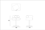 Load image into Gallery viewer, Cloud Ladder Nightstand&lt;br&gt;PAN-A1002a-2
