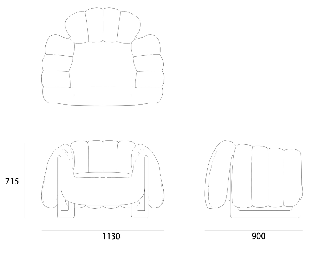 PAN-A1025c Lounge Chair