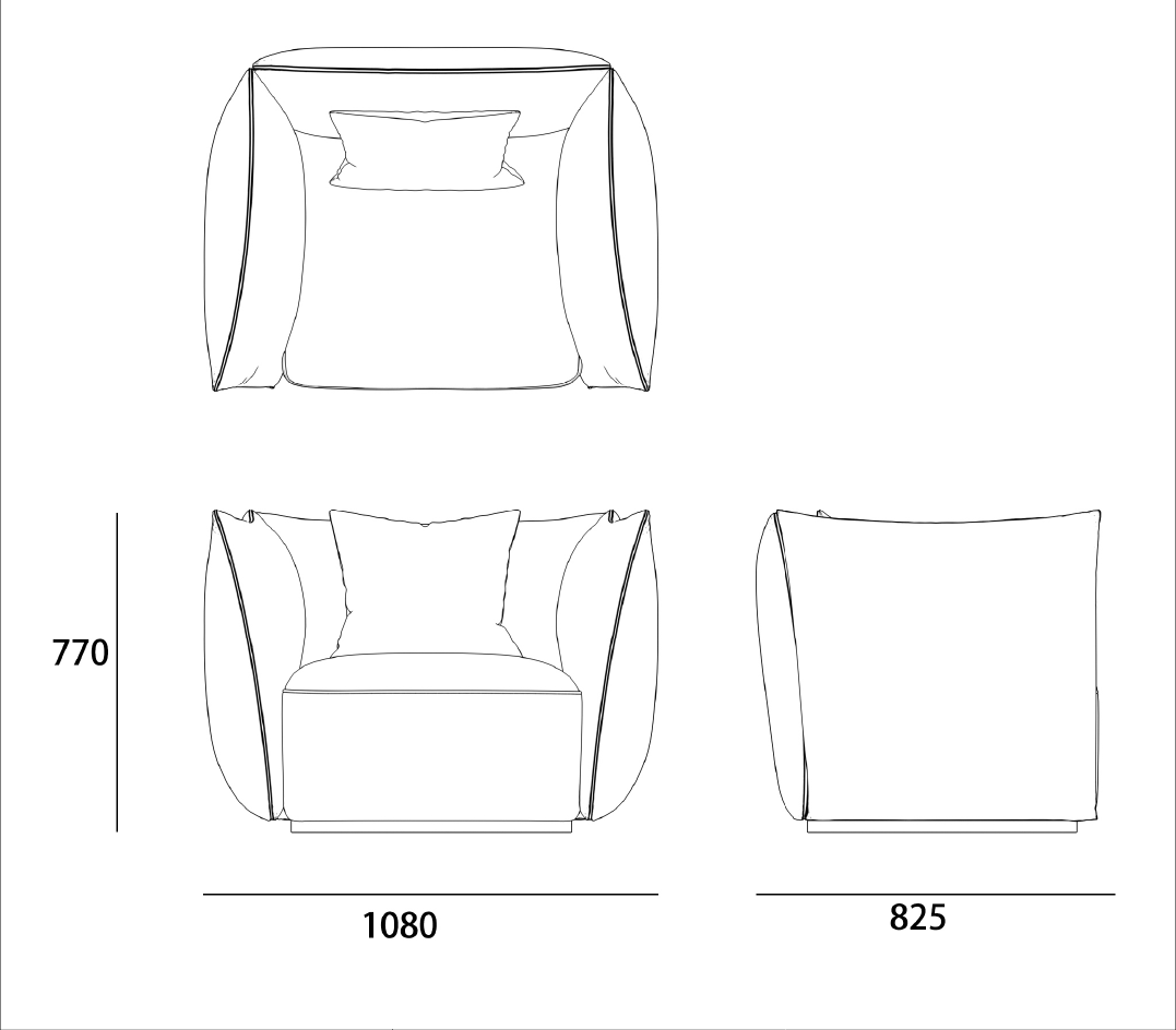 PAN-A1025d Lounge Chair