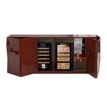 Load image into Gallery viewer, Crimson Silhouette Wine Cabinet&lt;br&gt;PAN-A1055c-2
