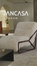 Load and play video in Gallery viewer, Fluffy Dream Lounge Chair&lt;br&gt;PAN-A1025g

